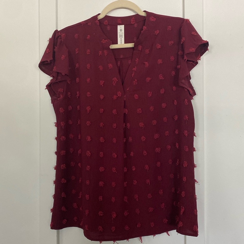 Cap sleeve blouse